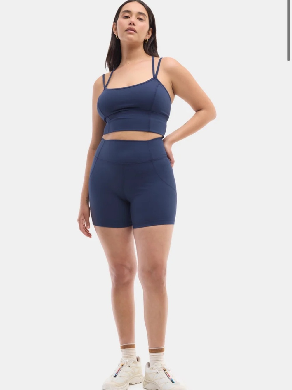 Halfdays Women's Hattie Bike Shorts in Navy